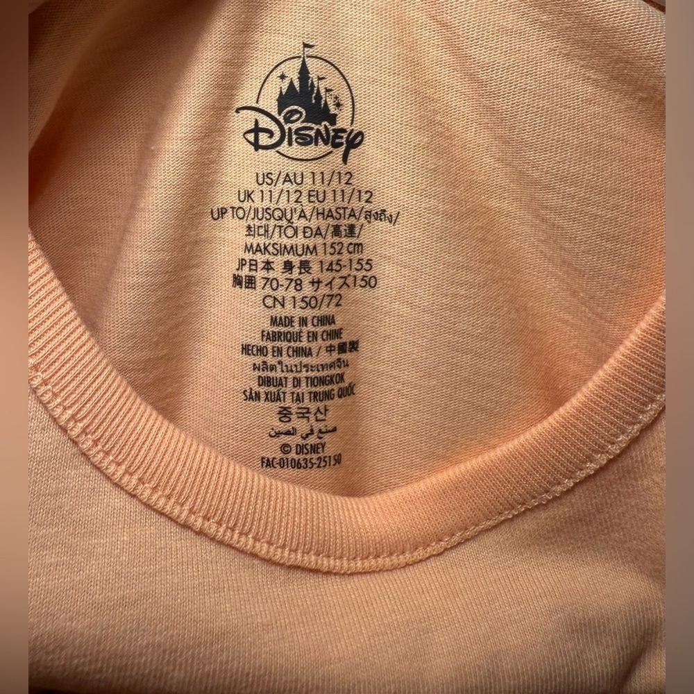 Disney Store Exclusive Cinderella Magical Pumpkin Patch Girl's 11/12 Tshirt,NWT - Picture 8 of 11